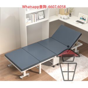 BD05 輕巧便携摺疊床(帶輪) 4-Fold Bed Metal Frame with wheels