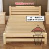 BD67 松木床架 (實木) Wooden Bed Frame (Pine) Single/Doube Bed 單人雙人尺碼齊備 - Image 8