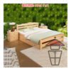 BD67 松木床架 (實木) Wooden Bed Frame (Pine) Single/Doube Bed 單人雙人尺碼齊備 - Image 2