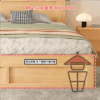 BD127 實木床架 (主材實木松木+多層板 直紋床板) Pine Wood Bed Frame Single or Double 可加配軟墊 - Image 5