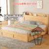 BD127 實木床架 (主材實木松木+多層板 直紋床板) Pine Wood Bed Frame Single or Double 可加配軟墊 - Image 2