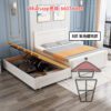 BD79-A(三櫃桶) 樟子松木子母床架(實木) Pine Wood Bed Frame with Sliding Bed thereunder 普通款 - Image 2