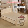 BD79-A(三櫃桶) 樟子松木子母床架(實木) Pine Wood Bed Frame with Sliding Bed thereunder 普通款 - Image 5