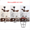 AP557 黑色 三葉風扇燈 吊扇+吊燈(LED) Chandelier Light/Pendant Light + Ceiling Fan - Image 9