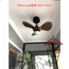 AP557 黑色 三葉風扇燈 吊扇+吊燈(LED) Chandelier Light/Pendant Light + Ceiling Fan - Image 11