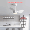 AP557 黑色 三葉風扇燈 吊扇+吊燈(LED) Chandelier Light/Pendant Light + Ceiling Fan - Image 2