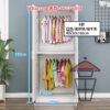 CB126 木系高身掛衫衣櫃 置物櫃 儲物櫃 Short Wardrobe for Loft Bed - Image 2