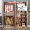 CB126 木系高身掛衫衣櫃 置物櫃 儲物櫃 Short Wardrobe for Loft Bed - Image 4
