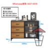CB150 鄉村風Loft金屬高身置物櫃 生態免漆板無懼醛 客廳/飯廳/廚房/書房適用 - Image 6