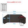 DK62 手動升降書枱/工作枱 高度可調 鑽石形 直播展示專用 Height-Adjustable Computer Desk - Image 9