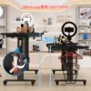 DK62 手動升降書枱/工作枱 高度可調 鑽石形 直播展示專用 Height-Adjustable Computer Desk - Image 4