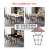 DT20 意大利天然岩板餐桌/飯枱 Sintered Stone Dinning Table 枱板厚27mm 五個尺寸可選 - Image 4