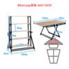 DT28 智能幻變伸縮桌 不同形相 五層展示架三秒變餐枱 Turning Rack to Dinning Table - Image 3