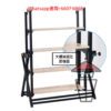 DT28 智能幻變伸縮桌 不同形相 五層展示架三秒變餐枱 Turning Rack to Dinning Table - Image 6
