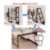 DT29 智能幻變伸縮桌 四層掛牆展示架三秒變餐枱 Turning Rack to Dinning Table - Image 4