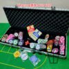 GM500 德州撲克 籌碼500片套裝 POKER 500-Chips Set 附鎖金屬盒+籌碼+2幅啤牌+骰+dealer大細盲莊 - Image 5
