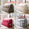 SF25 日式棉麻三角靠背軟墊/床頭靠墊/咕臣 Long Back Cushion - Image 7