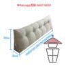 SF25 日式棉麻三角靠背軟墊/床頭靠墊/咕臣 Long Back Cushion - Image 4