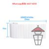 WK14 卷裝3D立體木紋自貼牆紙 加厚4mm 防菌達80% Wall Stickers - Image 5