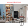 CB110 現代座地餐邊櫃/展示立櫃 柚木+黑框 Sideboard/Glass Display Cabinet 可追加頂櫃 - Image 10