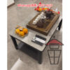 CT13 (B款 雙層) 簡約長方形岩板茶几 Sintered Stone Coffee Table 單層/雙層 黑白支架 - Image 11