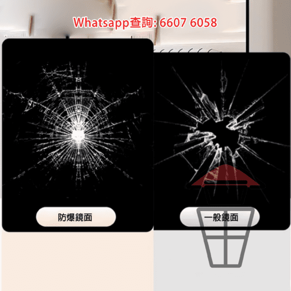 HH099 全身鏡 高清防爆 掛牆/座地通用款 Full-Length Mirror (square shaped) - Image 11