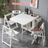 DT19 (灰橡木色) 三折多功能變型餐枱 3-Fold Transforming Dinning Table - Image 12