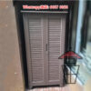 BQ216 百頁掩門款 戶外儲物櫃 (平頂款) Outdoor Metal Cabinet (Louvered Door) E0碳素鋼 厚1.3mm - Image 10