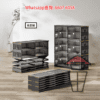 SR60-A 免安裝 瞬間成形透明鞋盒 磁貼掩門 摺疊收藏 黑白兩色 Foldable Shoes Rack - Image 12