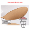 AP593 仿木紋五葉風扇燈(100W) 吊扇+吊燈(LED) Chandelier Light/Pendant Light + Ceiling Fan - Image 10