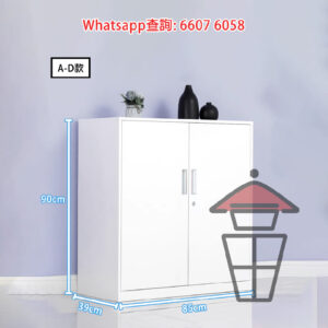 CB208 [A款 雙門] 金屬冷軋鋼文件櫃 櫃桶+掩門 Metal Office Cabinet with Lock 多層有鎖