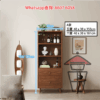 CB43-B 原木色 闊50cm 加厚板材 木系餐邊櫃/書櫃 Modern Wooden Cabinet/Sideboard 最底2層櫃桶 - Image 4