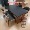 DT21 歐洲古風 岩板方形餐桌/飯枱 Sintered Stone Dinning Table 岩板抗擊防刮耐磨 高密度零滲透耐高溫 - Image 11