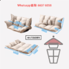 SF19 布藝梳化 灰色 情侶榻榻米 可坐可卧可睡可躺平 Fabric Tatami Sofa Bed 5段角度調校 送抱枕 可拆洗 - Image 8