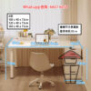 DK100 米白 伸縮書枱梳妝枱 Extendable Desk+Drawers 附櫃桶 可伸縮 做到貼身效果 枱板厚25mm - Image 11