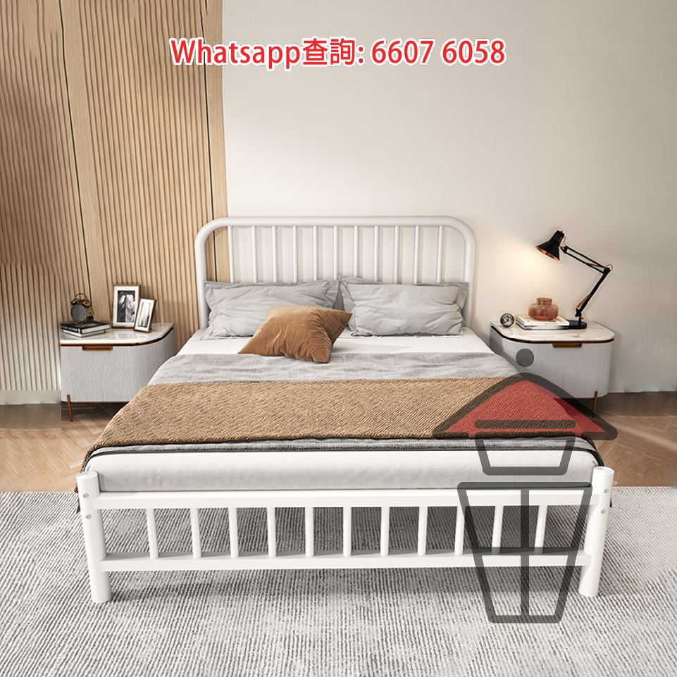 BD46 加粗金屬 單層床架 Metal Frame Bed - Image 2
