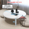 CT04 日式榻榻米摺疊矮腳 圓形茶几 黑木紋 Foldable Round Coffee Table 摺疊設計 瞬間收放 - Image 3