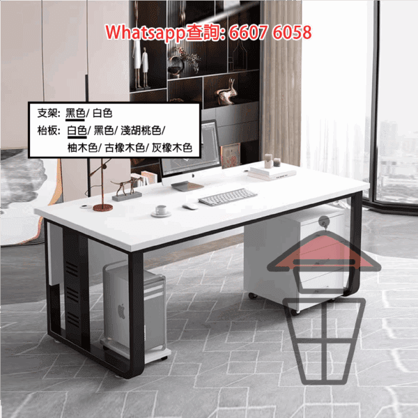 DK04 仿古木書枱 Long Wooden Desk/Conference Table - Image 7