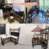 DK25-A 實木生態板 曲尺型書枱 白板 L-Shape Wooden Computer Desk 曲尺左右自選 板厚16mm/25mm - Image 11