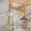 DT33 簡約方形餐桌 (白色桌面) Rectangular Dinning Table 木紋桌面 小圓枱角 金屬支架 - Image 7