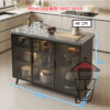 CB242 岩板面 餐邊櫃/茶水櫃 Sintered Stone Top Sideboard/Cabinet 可追加轆 - Image 2