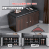 CB11 多功能木製收納鞋櫃 Wooden Shoes Cabinet & Stool - Image 5