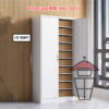 CB233-F 冷軋鋼 鐵皮文件櫃 (F款 雙鋼門) Metal File Cabinet 掩門帶鎖 層板高度可調 整裝發貨