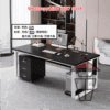 DK04A 仿古木書枱 Long Wooden Desk/Conference Table - Image 3