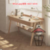 DK09 A 傳統木藝書枱組合 Classic Wooden Computer Desk (Solid Wood) 加厚枱面18mm 附櫃桶 - Image 2