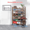 SR62 楠竹製品 多層可移動鞋架 Bamboo Shoes Rack with wheels - Image 8