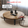 CT04 日式榻榻米摺疊矮腳 圓形茶几 黑木紋 Foldable Round Coffee Table 摺疊設計 瞬間收放 - Image 6
