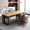 DK04A 仿古木書枱 Long Wooden Desk/Conference Table - Image 2