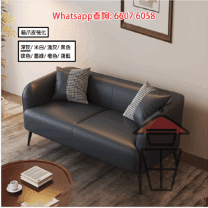 SF06 簡約風 3D超纖貓爪皮梳化/沙發 Cat Claw Leather Sofa