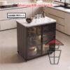 CB242 岩板面 餐邊櫃/茶水櫃 Sintered Stone Top Sideboard/Cabinet 可追加轆 - Image 9